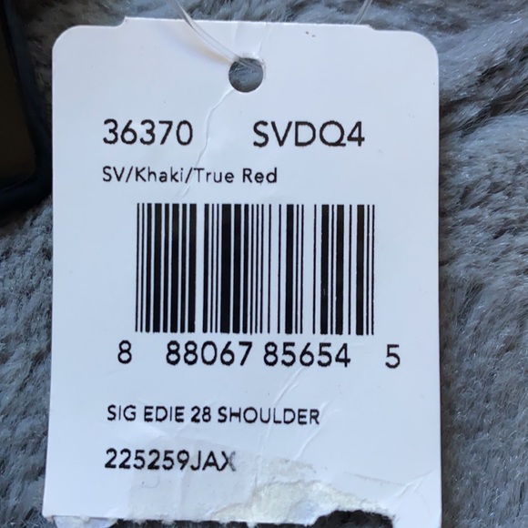 COACH Edie Shoulder Bag 28 in Signature Jacquard. - Picture 9 of 10